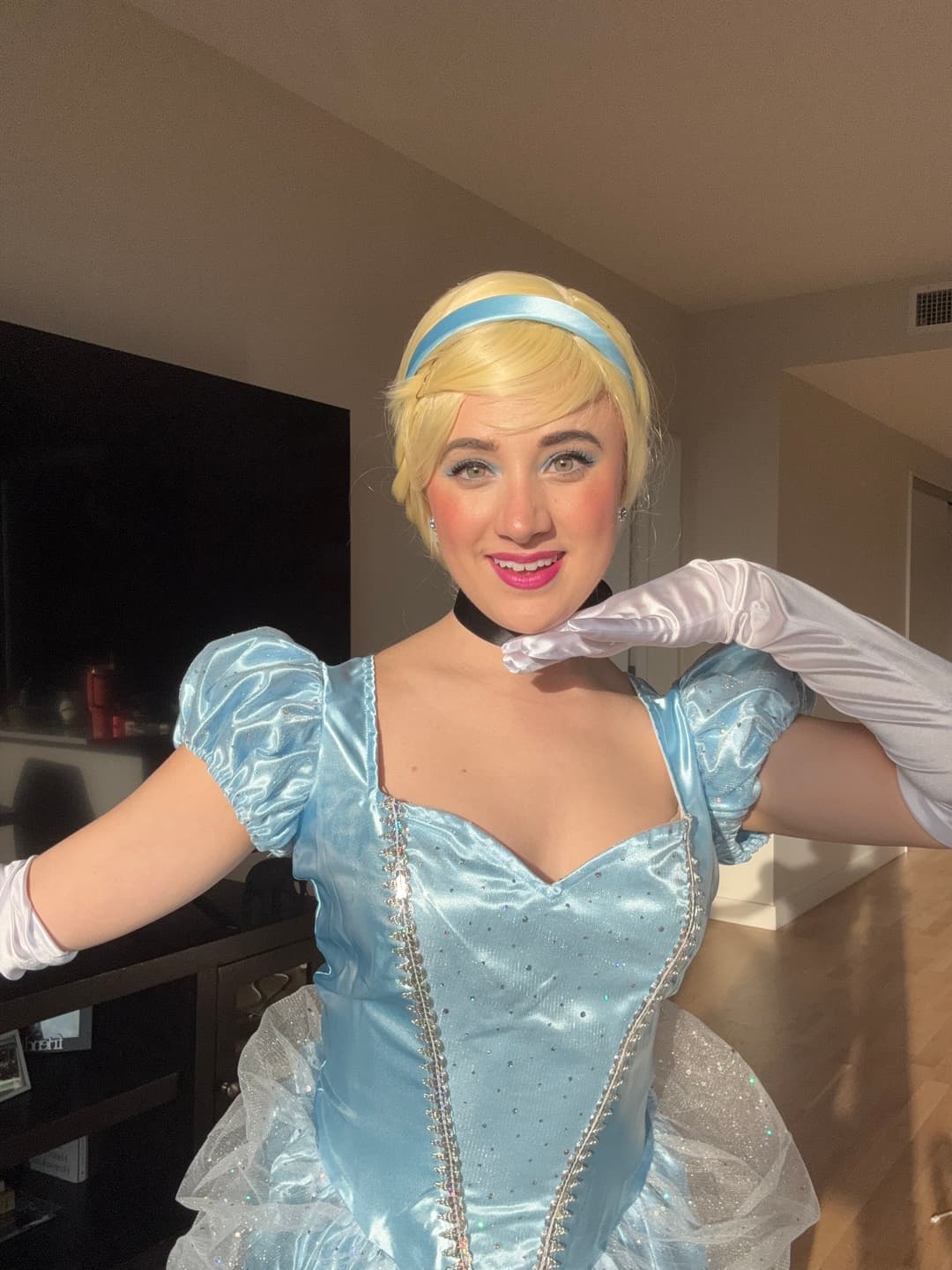 Glass Slipper Princess elegant pose